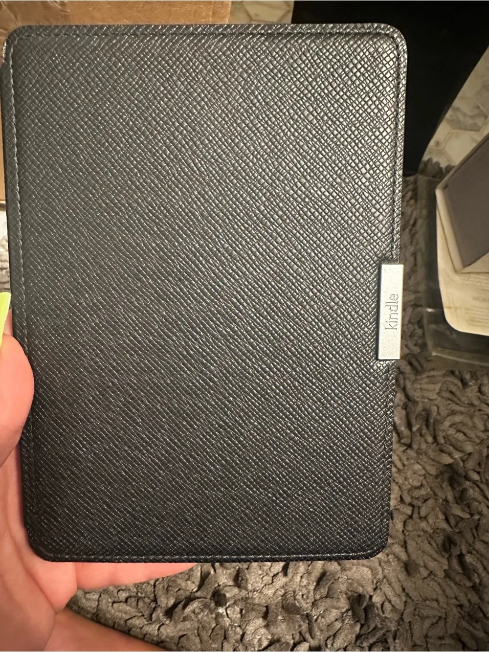 Amazon Kindle Fabric Cover Case - Dark Gray
